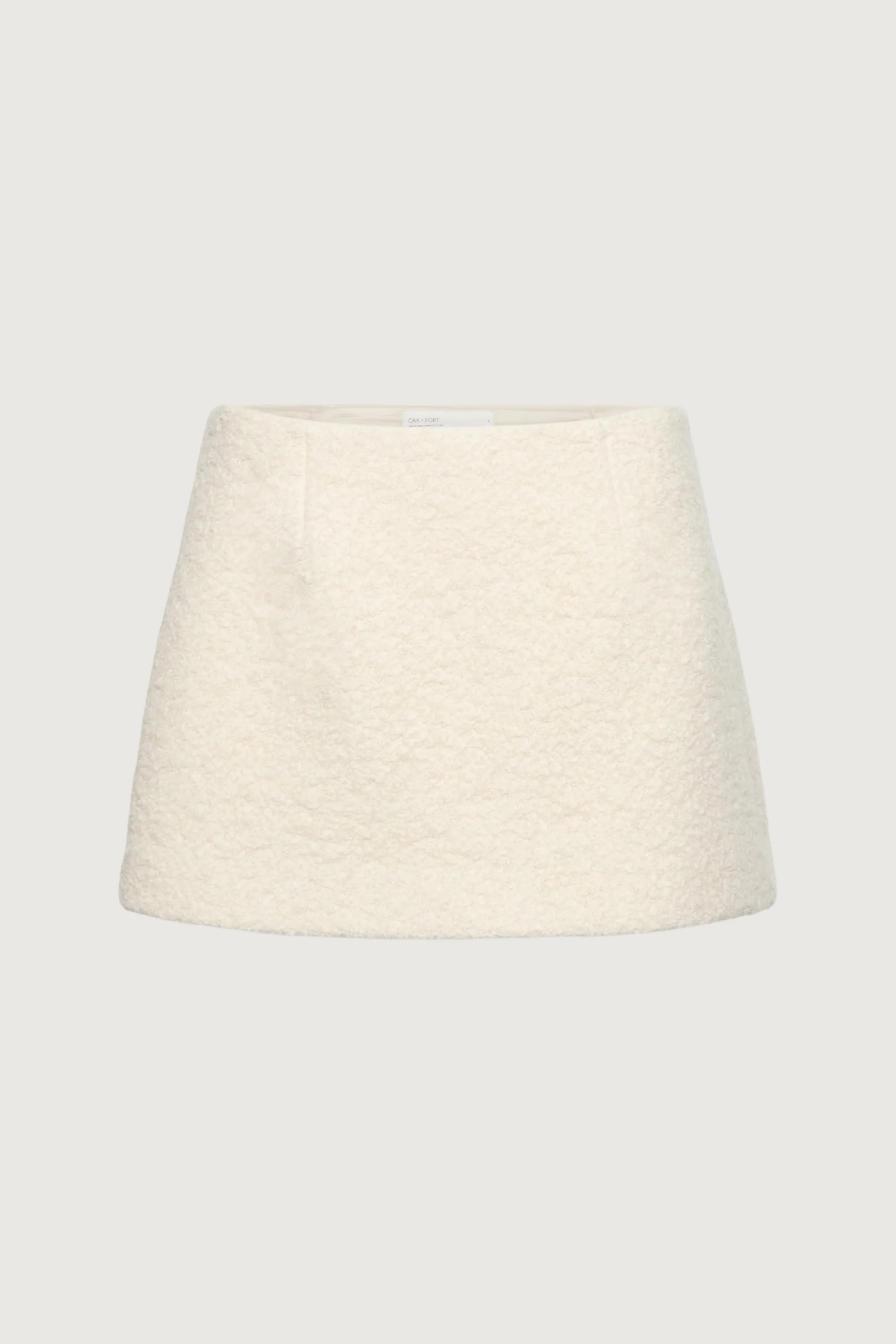 BOUCLE WOOL BLEND MINI SKIRT - Image 5