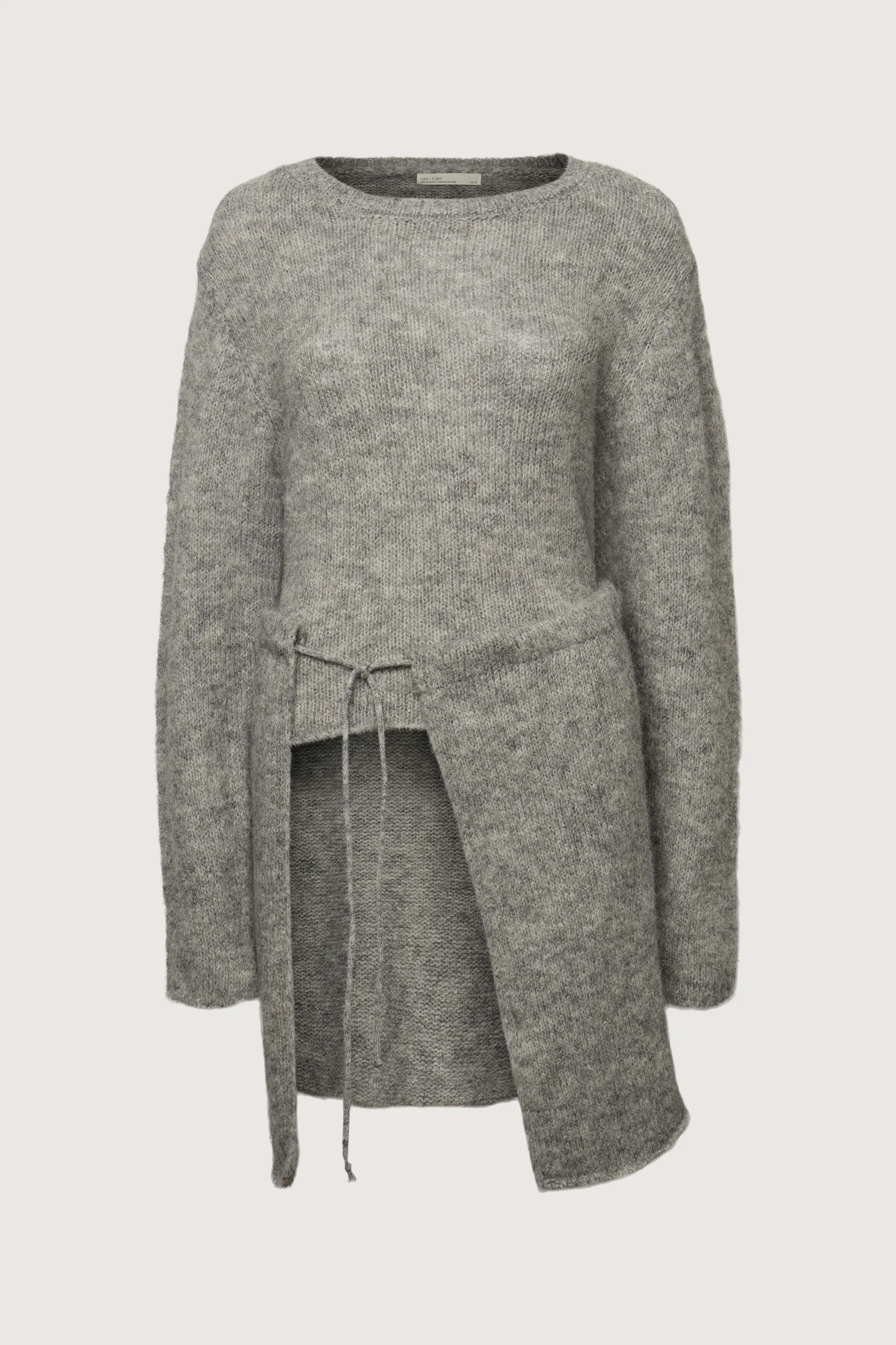 WOOL BLEND SWEATER AND WRAP SKIRT SET - Image 5
