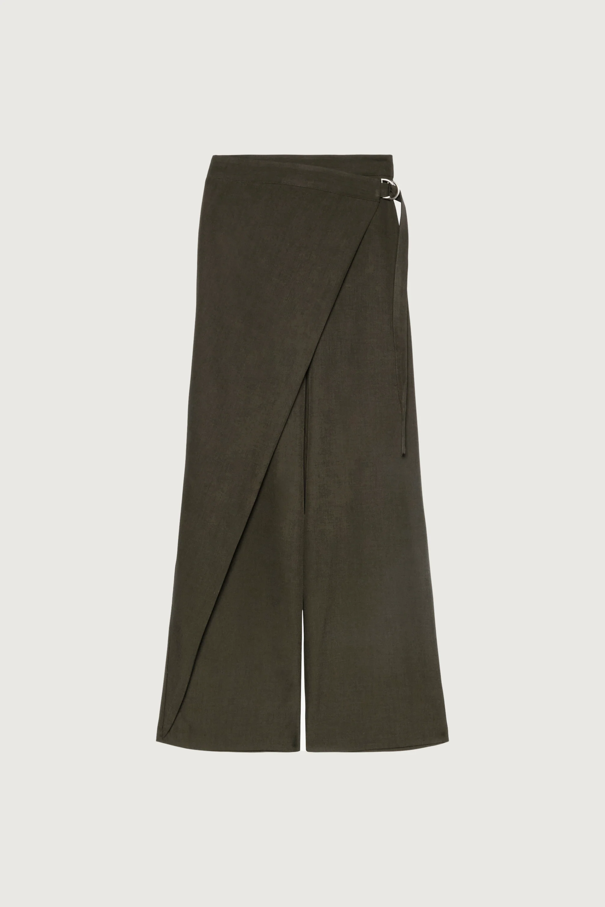 SIDE WRAP STRAIGHT LEG PANTS - Image 4